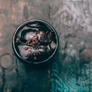 knop om Chocomousse met lavendel te maken