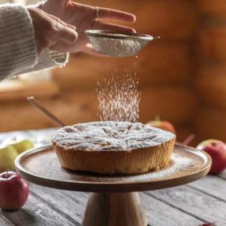 knop om Appelcake met boost kruidenthee te maken