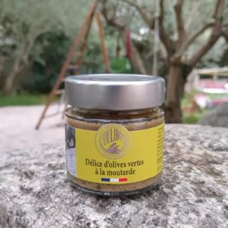 knop om olijventapenade met mosterd te kopen