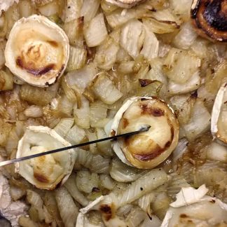 knop om Hartige groentetaart vegetarisch: venkeltaart met geitenkaas
