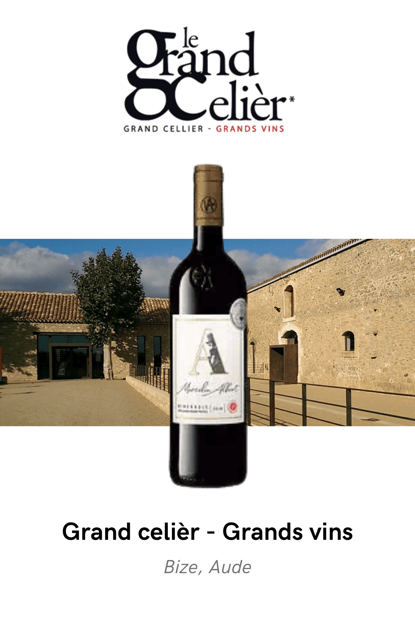 Cuvée Marcelin Albert 2 knop om Cuvée Marcelin Albert bis te kopen