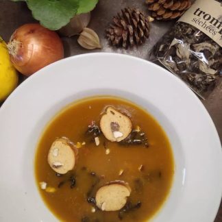 knop om Vegetarisch recept met butternut en doodstrompet te kopen