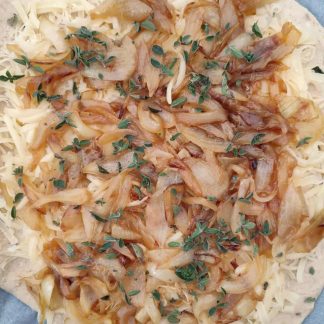 knop om Pittige vegetarische pizza te maken