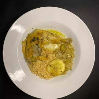 knop om Couscous met kip en ingelegde citroen te maken