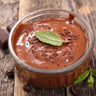 knop om chocomousse zwarte look recept te maken