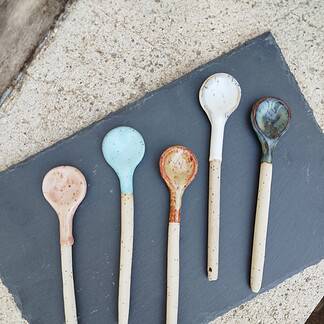 Button to buy Clay spoons pottery