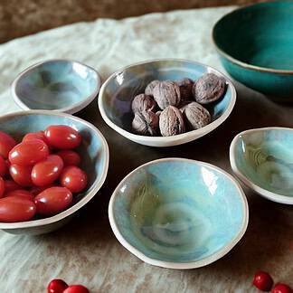 Knop om decoratieve schaaltjes te kopen