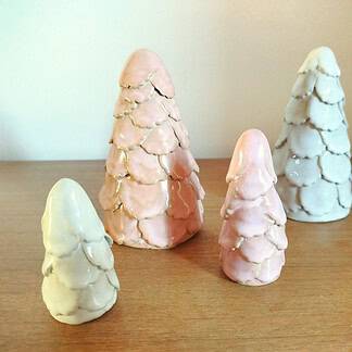 Knop om Keramieken kerstboompjes te kopen